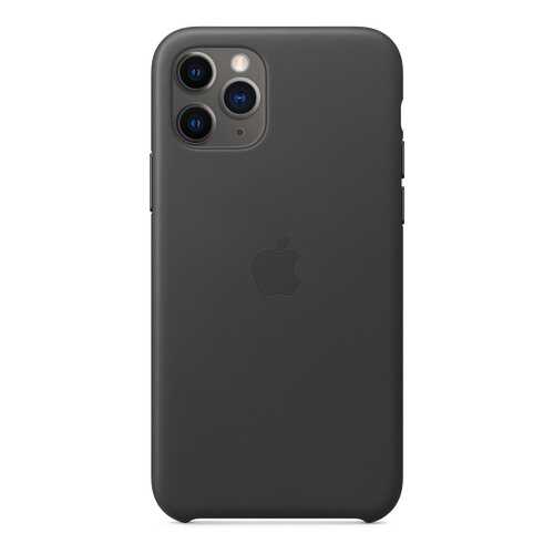 Чехол Apple для iPhone 11 Pro Leather Case - Black в Йота