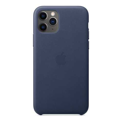 Чехол Apple для iPhone 11 Pro Leather Case - Midnight Blue в Йота