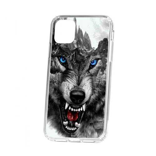 Чехол Apple iPhone 11 Kruche Print Волк в Йота