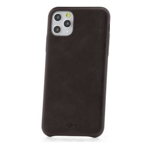 Чехол Apple iPhone 11 Pro Kruche IXSMAXL E02 Leather Dark Brown в Йота