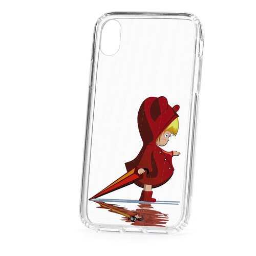 Чехол Apple iPhone XR Kruche Print Девочка с зонтом в Йота