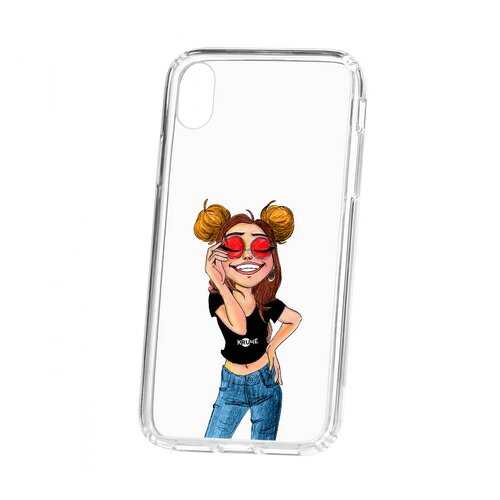 Чехол Apple iPhone XR Kruche Print Smiling в Йота