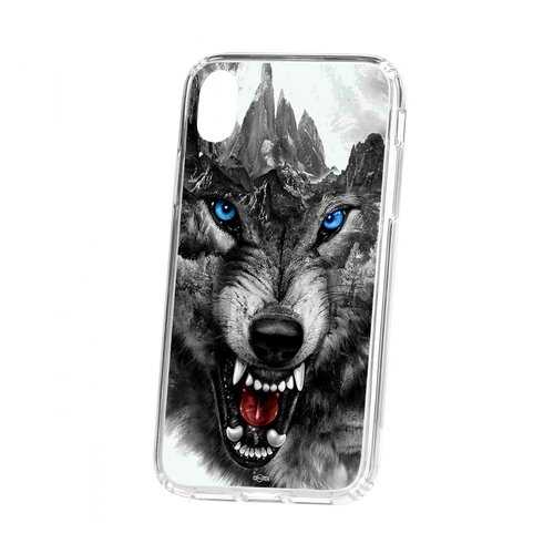 Чехол Apple iPhone XR Kruche Print Волк в Йота