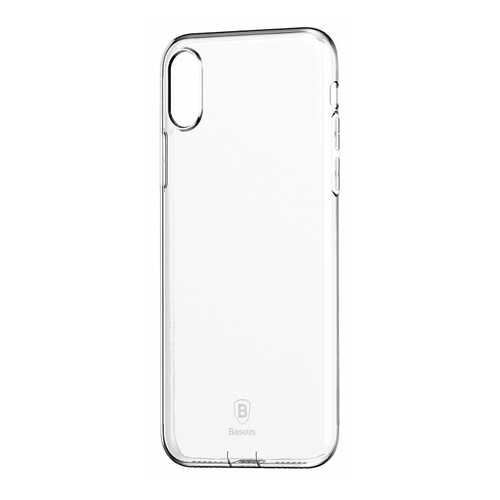 Чехол Baseus Simple Series Case Pluggy (ARAPIPHX-A02) для iPhone X (Transparent) в Йота