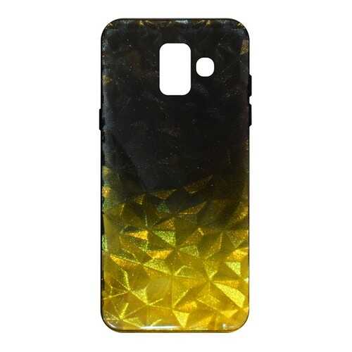 Чехол Crystal Krutoff для Samsung Galaxy A6 (SM-A600) Yellow/Black в Йота