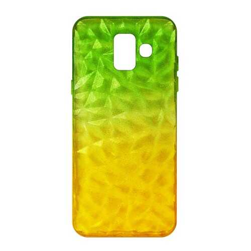 Чехол Crystal Krutoff для Samsung Galaxy A6 (SM-A600) Yellow/Green в Йота