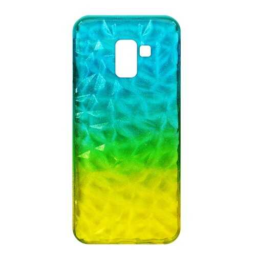 Чехол Crystal Krutoff для Samsung Galaxy A8+ (SM-A730) Yellow/Blue в Йота