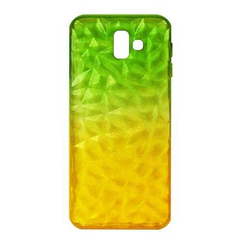 Чехол Crystal Krutoff для Samsung Galaxy J6+ (SM-J610) Yellow/Green в Йота