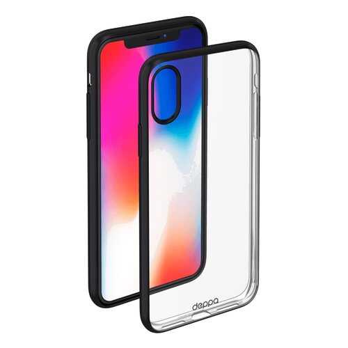 Чехол Deppa Gel Plus Case матовый для Apple iPhone X Black в Йота