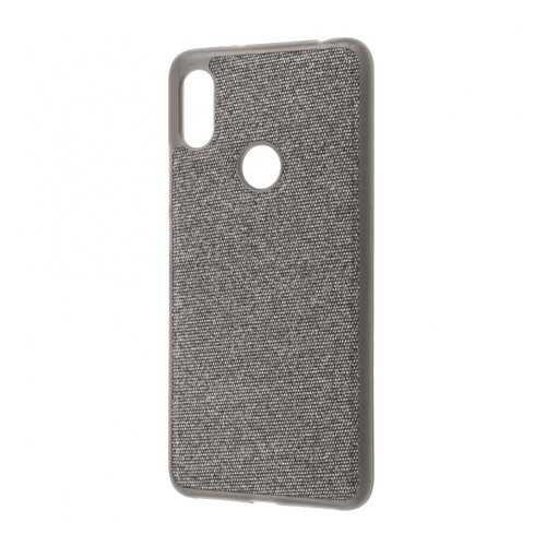 Чехол Fiber Logo для Xiaomi Mi 8 Grey в Йота