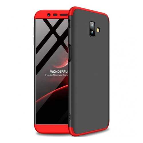 Чехол GKK LikGus для Samsung Galaxy J6+ (2018) (J610F) Black/Red в Йота