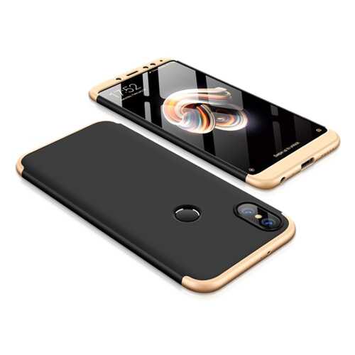 Чехол GKK LikGus для Xiaomi Redmi Note 5 Pro/Note 5 (DC) Black/Gold в Йота