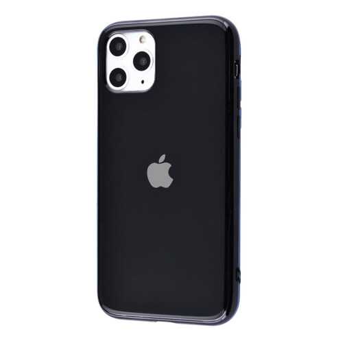 Чехол GLOSSY LOGO для Apple iPhone 11 Pro Black в Йота