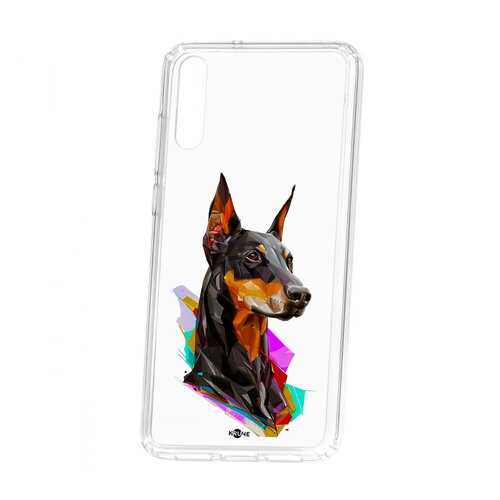 Чехол Huawei P20 Kruche Print Доберман в Йота