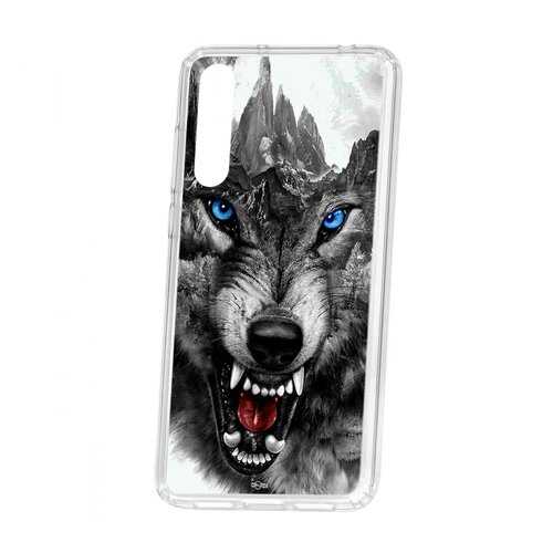 Чехол Huawei P20 Pro (Plus) Kruche Print Волк в Йота