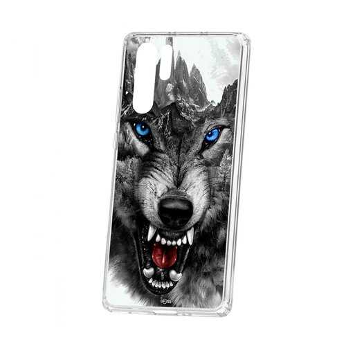 Чехол Huawei P30 Pro Kruche Print Волк в Йота