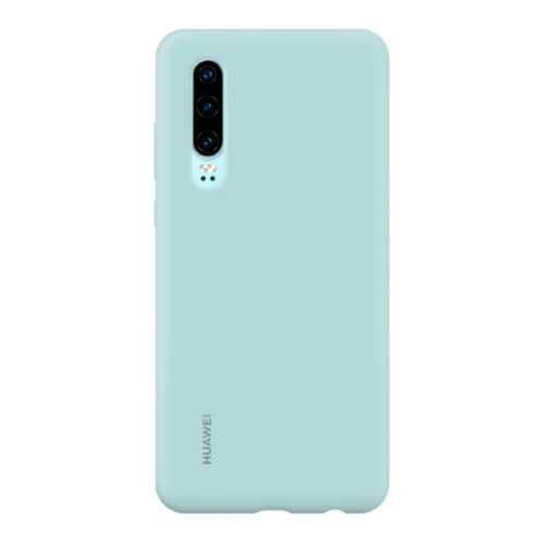 Чехол Huawei Silicon Car Case для Huawei P30 Light Blue в Йота