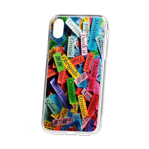 Чехол Kruche Apple iPhone XR Print Thank you в Йота