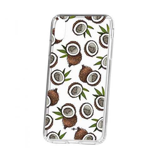 Чехол Kruche Apple iPhone XS Max Print Кокосы в Йота