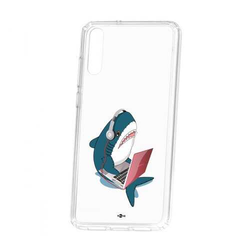 Чехол Kruche Huawei P20 Print Акула в Йота