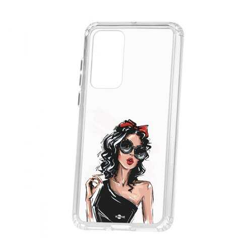 Чехол Kruche Huawei P40 Print Фэшн леди в Йота