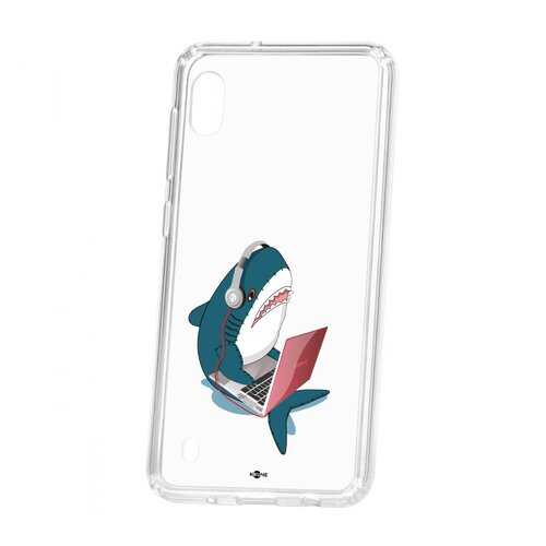 Чехол Kruche Samsung Galaxy A10 2019 Print Акула в Йота