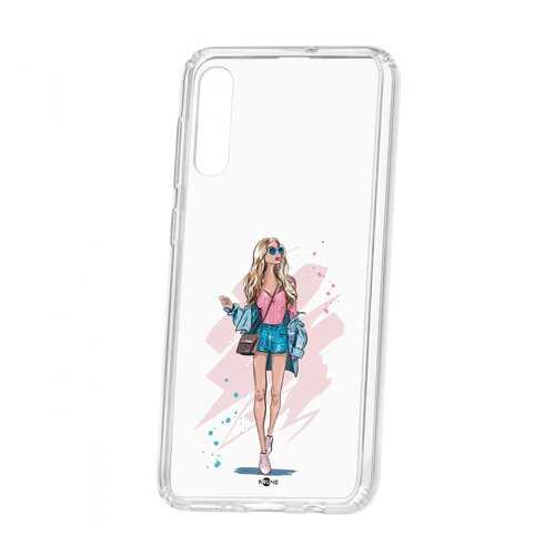 Чехол Kruche Samsung Galaxy A50 2019 Print Fashion Girl в Йота