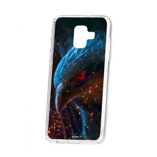 Чехол Kruche Samsung Galaxy A6 (2018) A600f Print Орел в Йота