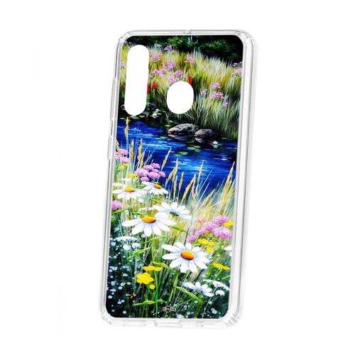 Чехол Kruche Samsung Galaxy A60 2019 Print Ромашки у ручья в Йота