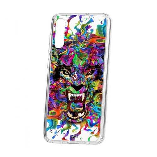 Чехол Kruche Samsung Galaxy A70 Print Colored beast в Йота