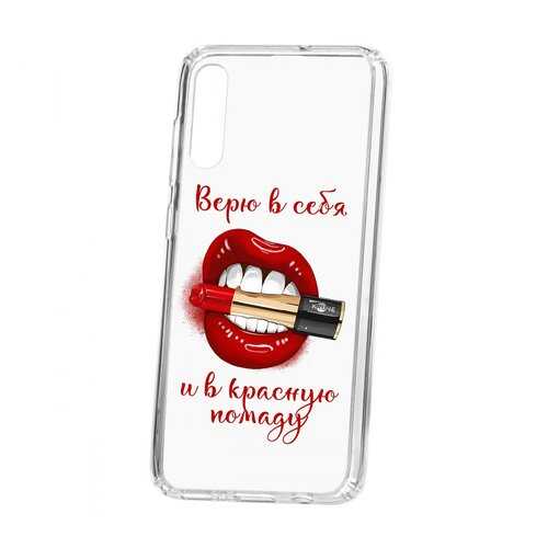 Чехол Kruche Samsung Galaxy A70 Print Red lipstick в Йота