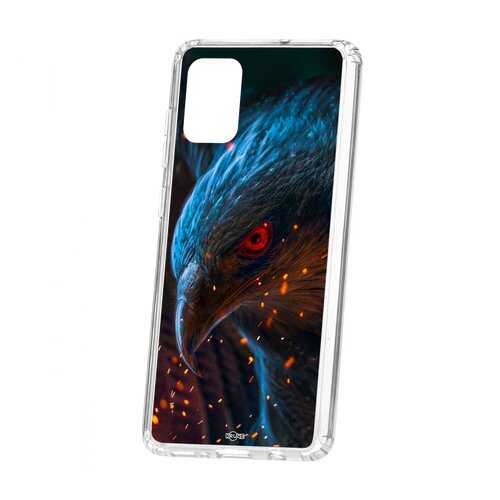 Чехол Kruche Samsung Galaxy A71 Print Орел в Йота