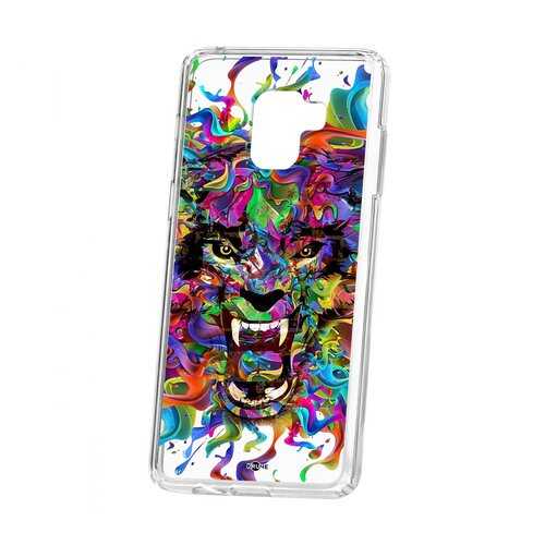 Чехол Kruche Samsung Galaxy A8+ 2018 (A730) Print Colored beast в Йота