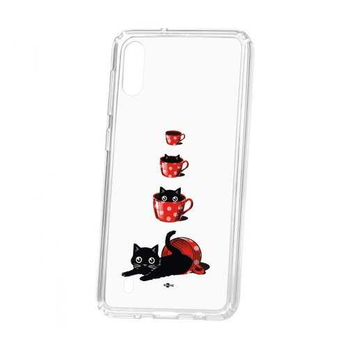 Чехол Kruche Samsung Galaxy M10 Print Котенок в чашке в Йота