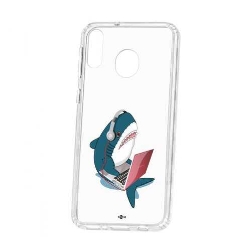 Чехол Kruche Samsung Galaxy M20 Print Акула в Йота