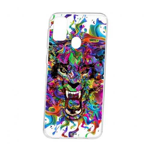 Чехол Kruche Samsung Galaxy M30S Print Colored beast в Йота