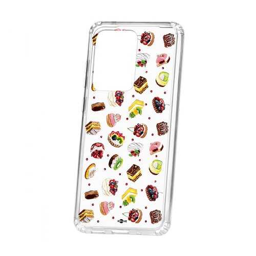 Чехол Kruche Samsung Galaxy S20 Ultra Print Cake в Йота