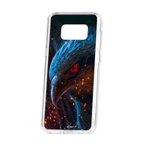 Чехол Kruche Samsung Galaxy S8 Plus Print Орел в Йота