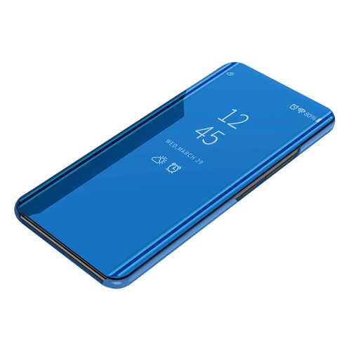 Чехол MyPads для Huawei P10 Plus Clear View Cover Blue в Йота