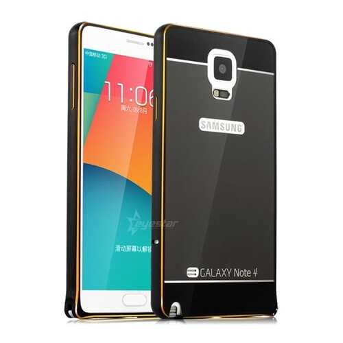 Чехол MyPads для Samsung Galaxy Note 4 Black в Йота