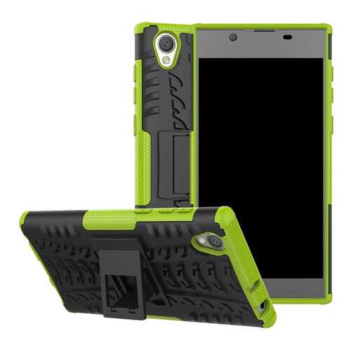 Чехол MyPads для Sony Xperia L1 / Dual Black/Green в Йота