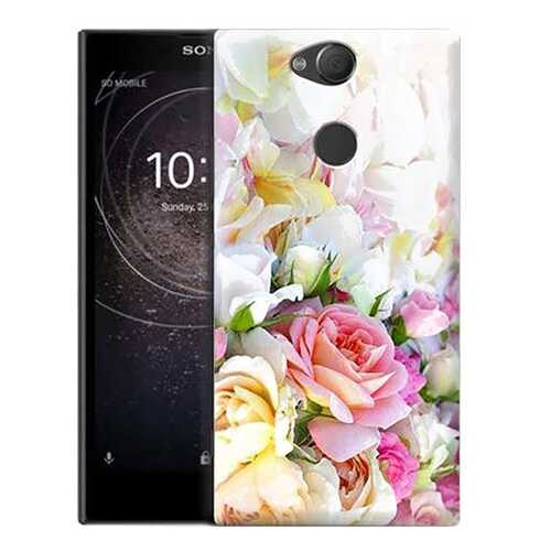 Чехол RE:PA для Sony Xperia XA2 с принтом Нежные розы в Йота