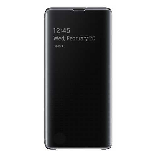 Чехол Samsung Clear View Cover для Galaxy S10 Plus Black в Йота