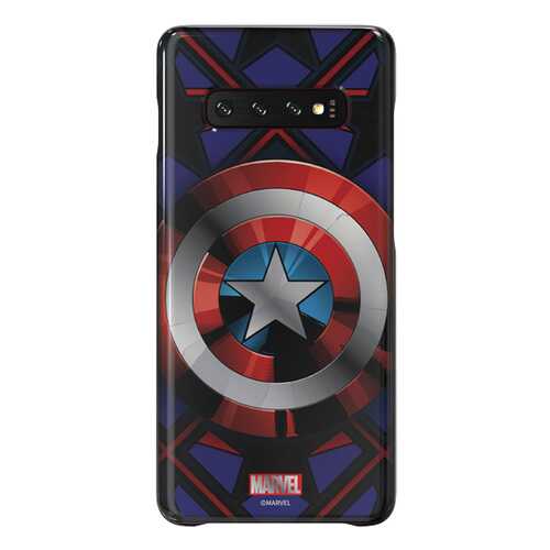 Чехол Samsung для S10+ Captain America Blue/Red/White в Йота