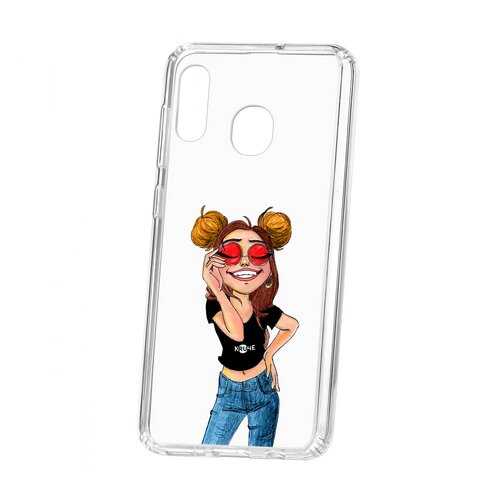 Чехол Samsung Galaxy A20 Kruche Print Smiling в Йота