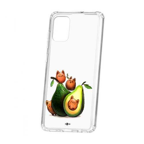 Чехол Samsung Galaxy A71 Kruche Print Авокотики в Йота