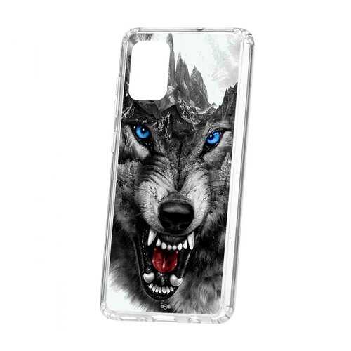 Чехол Samsung Galaxy A71 Kruche Print Волк в Йота