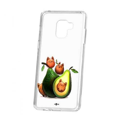 Чехол Samsung Galaxy A8+ 2018 (A730) Kruche Print Авокотики в Йота