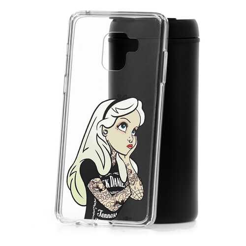 Чехол Samsung Galaxy A8+ 2018 (A730) Kruche Print Tattoo Girl в Йота