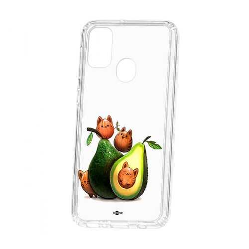 Чехол Samsung Galaxy M30S Kruche Print Авокотики в Йота